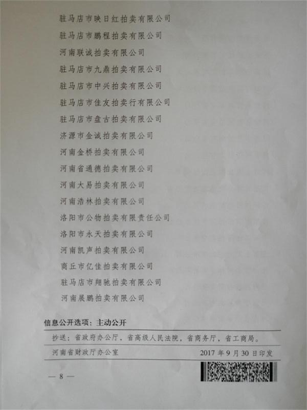 洛阳市中级人民法院拍卖机构名单2